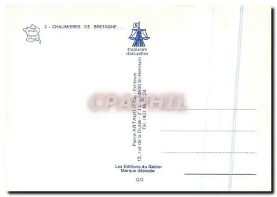 Barns of Brittany — Publisher Pierre Artaud et Cie, 48000 St-Herblain — Back