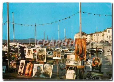 Mercado dos pintores em Saint-Tropez — Éditions Photo Bianques, n° 1941