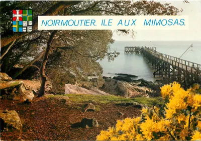 Noirmoutier, ilha das mimosa — editor Artaud Frères, Nantes