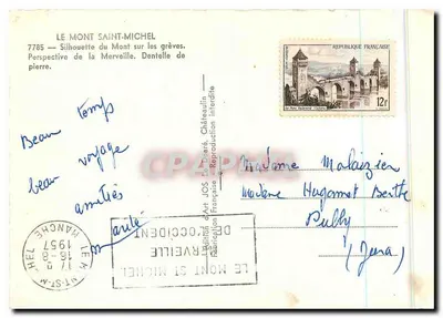 Mont Saint-Michel — Na niebezpiecznym brzegu morza — Wydawnictwo Art Jos — Rewers