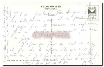 Flety podczas zgromadzenia highland — Coloumaster International, n° GS1036 — Rewers