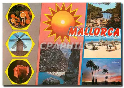 Mallorca — paisagem, praia, sol — editor Cula Egros, n°3192