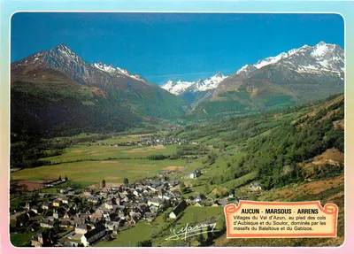 Nenhum - Marsous - Arrens — Aldeias do Vale do Azun, aos pés dos passos de Aubisque e de Soulor, dominadas pelos maciços de Balaitous e de Gabizos — Editor: Masson