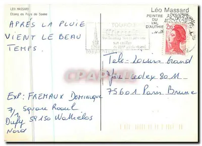 Árvore solitária nevada — Léo Massard — Editor não visível — Verso