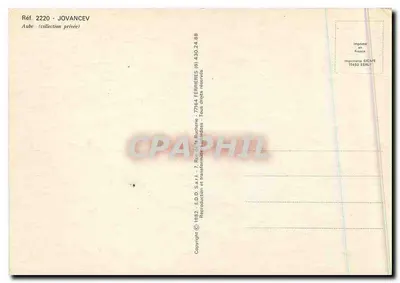Paisagem invernal — Aube — Edição E.D.O. Sarl — Verso