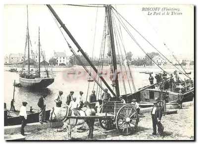 Roscoff (Finistère) — O Porto e o Théven — Foto Phol