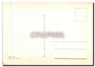 Dziewczyna z jasnymi włosami i różą — kwiaty w włosach — ABEILLE CARTES REF. 199/1 — Rewers