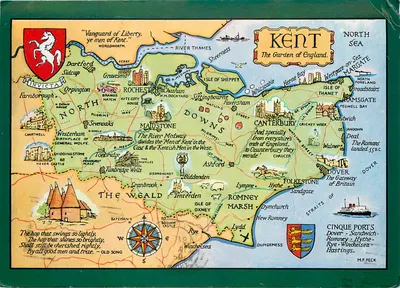 Kent — O Jardim da Inglaterra — M.F. PECK