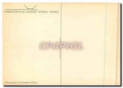 Musée Maeght — Saint-Paul-de-Vence — Verleger Maeght — Rückseite