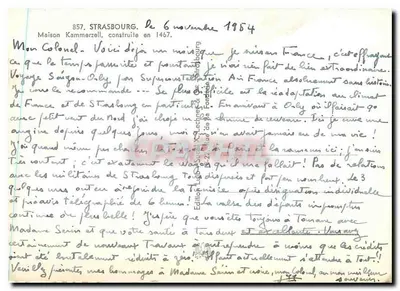 Dom Kammerzell — Strasburg — Wydawnictwo Xecher & Cie, nr 857 — Rewers
