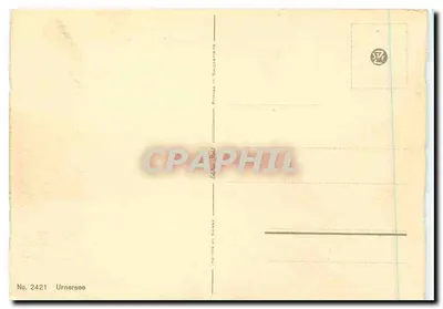Lago Urnersee — Suíça — editor Marine et Suisse, n° 2421 — Verso