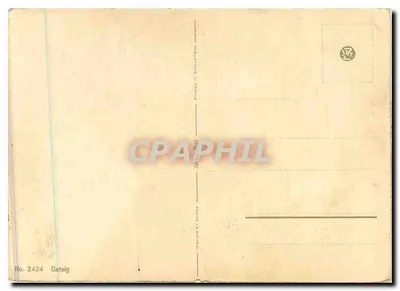 Vista de aldeia alpina — editor Gsteig, n° 2424 — Verso