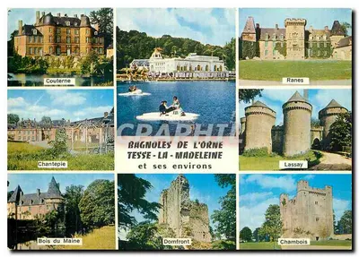 Bagnoles-de-l'Orne - A Madeleine e seus arredores — Bilhete postal antigo n°111, editores ARTAUD Frères