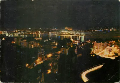Palma (Mallorca) — vista noturna da Bonanova — editor P. M. C. 1061
