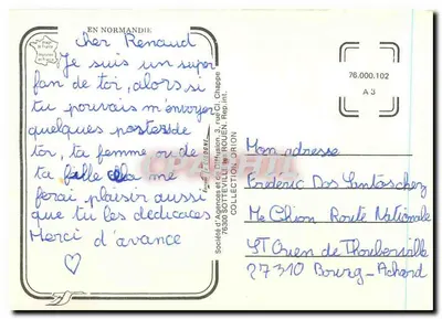 W Normandii — Mickaël — Société d'Agences de Diffusion, 3, rue Ci. Chappe, Sotteville-lès-Rouen — Rewers