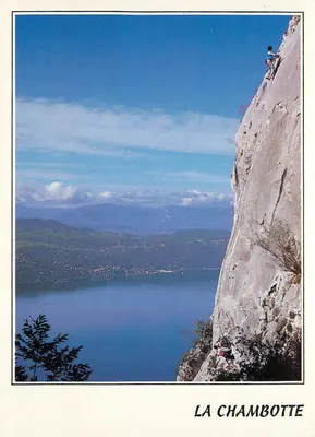 La Chambotte — Vista sobre o lago do Bourget — Éditions Flash'Cartes