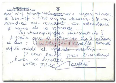 Absydę kościoła św. Piotra — Caen (Calvados) — ARKAUDIFÈRES, Wydawcy — Rewers
