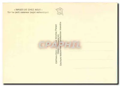 El pequeño ramoneur — tema auténtico — Ediciones EDY, Chambéry — Reverso
