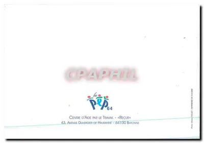 Vila nevada — Montanhas dos Pirineus — editor PEP 64 — Verso