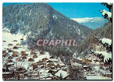 La Clusaz — A entrada da estação — Edições Gil, Grand-Brind