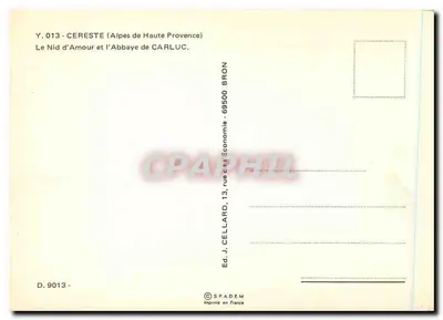 CERESTE - Abbazia di CARLUC - Il Nido dell'Amore — Verso