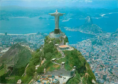 Rio de Janeiro — Christ Rédempteur (Tijuca National Park) — Éditeur BRASIL, n° 350-144
