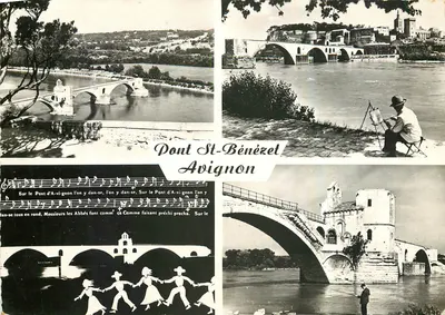 Ponte Saint-Bénézet — Avignon — Editora: VALLEE DES COTES-DU-RHONE