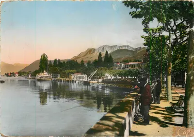 Évian-les-Bains — Bord do lago e Quai Baron de Blonay — Réal-Photo