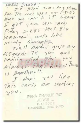 Buckeye — Ohio — Unidade 73's & 88's 747 — Papa Charlie Jorge L. — Verso