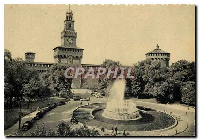 Castelo Sforzesco — Milão — Editor Prates, n° 4672