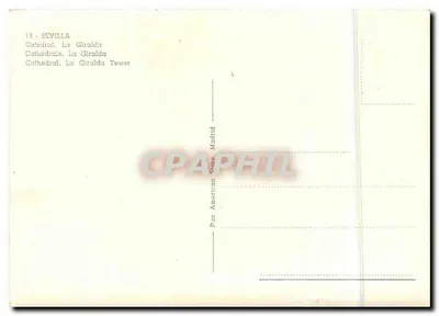 Seville — La Giralda i Katedra — Pan American Stere, Madryt — Rewers