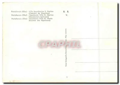 Portoferraio (Elba) - Villa Napoléonica S. Martino (Napoleons Schlafzimmer) — Rückseite