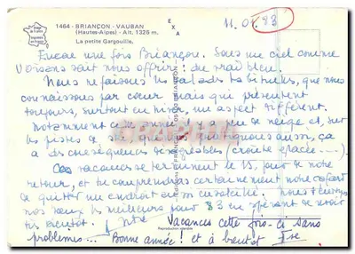 Briancón — Mała Gargouille — Wydawnictwo FRANCIS BRIANÇON — Rewers