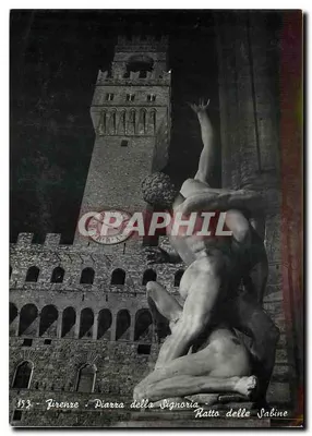 Firenze - Piazza della Signoria - Rapto delle Sabine — Editor O. Tagnell