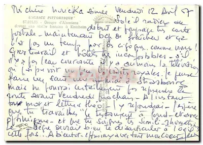 Cygula — Plac fontanny w Kintzheim — Cygula — Rewers