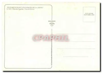 Góry Jonte — Przyjaźnie — S.A. Cartes Postales A.P.A. - Proux-Albi — Rewers