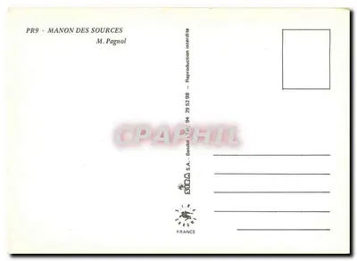 Manon des Sources — Marcel Pagnol — uitgave S.T.I.M.A. Carboni — Achterkant
