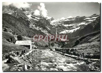 Gavarnie (Hautes-Pyrénées) — O Gave e o Cirque — Editor P. Chambon
