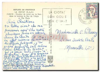 Pôr do sol sobre a Baía de La Ciotat — La Ciotat, Bouches-du-Rhône — Editor IRIS — Verso