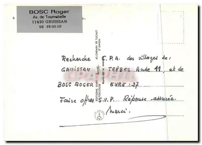 Gruissan — Soldados em uniforme colonial perto de um lago — Edições Dart Toulouse — Verso