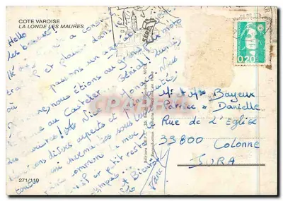 La Londe-les-Maures — Souvenir — Wydawnictwo S.E.P.T. n°271/119 — Rewers