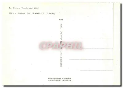 Zbiornik Pradeaux — (P.-de-D.) — La France Touristique 63-107 — Rewers