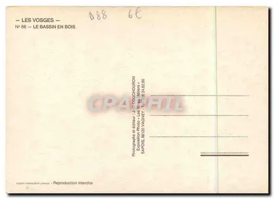El Estanque de Madera — Les Vosges — J. Crouchouron — Reverso