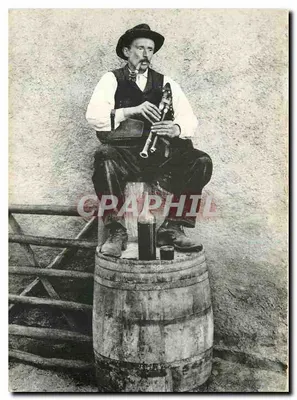 O Jogador de Cabrette ou "Cabrettaire" — Auvergne e Cévennes — Edições Chavamac-Lata, 1906