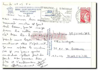 Saint-Maurice-sur-Moselle — Algemene uitzicht — IRIS MEXICHROSE — Achterkant