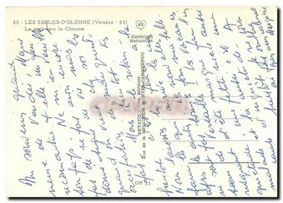 लेस सेबल्स-डी-ओलॉन (वेंडे) — पोर्ट — प्रकाशक आर्टॉ, संख्या 85 — पीछे