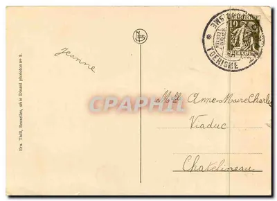 Dinant — Most, Kwatera i Katedra — wydawca Neus, seria nr 8 — Rewers