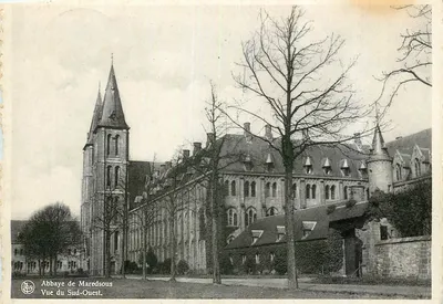 Abadia de Maredsous — Vista do Sudoeste — Nels, reprodução proibida n°71