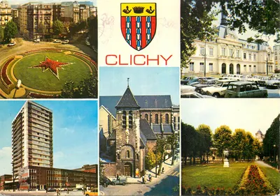 Clichy — vista panorâmica — editor Areille-Cartes