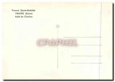 Pryoryteta św. Bathildy — Vanves (Seine) — Ołtarz Charliera — Rewers